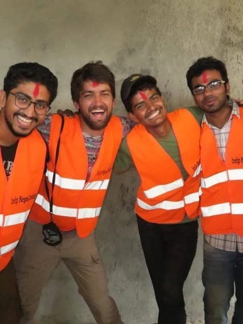 Het team van Sabunman in Nepal